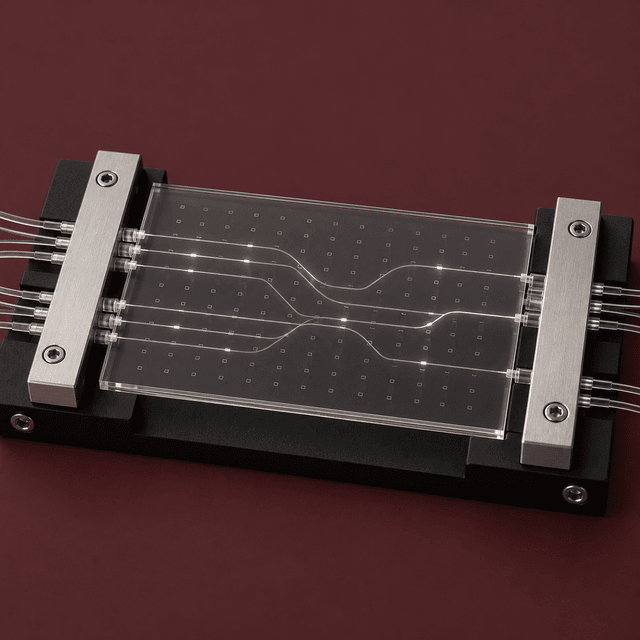 Editorial illustration accompanying One Chip Changes Its Function