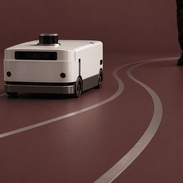 Editorial illustration accompanying The Robot Revises Its Margin