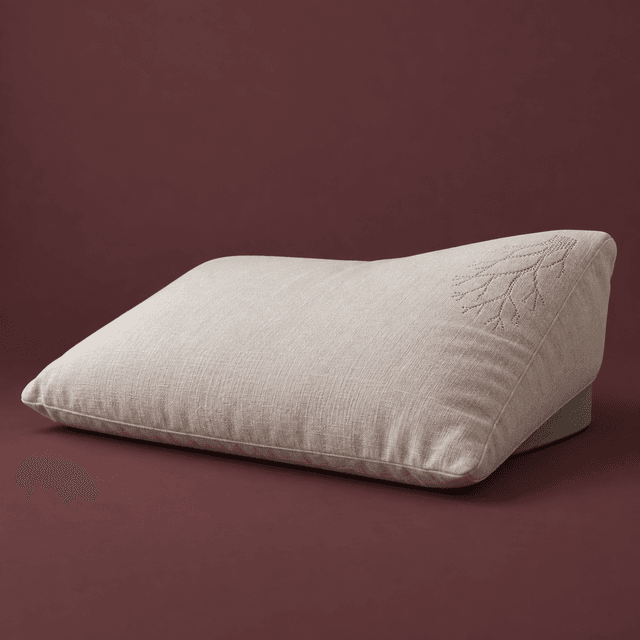 Editorial illustration accompanying Breath Moves the Pillow