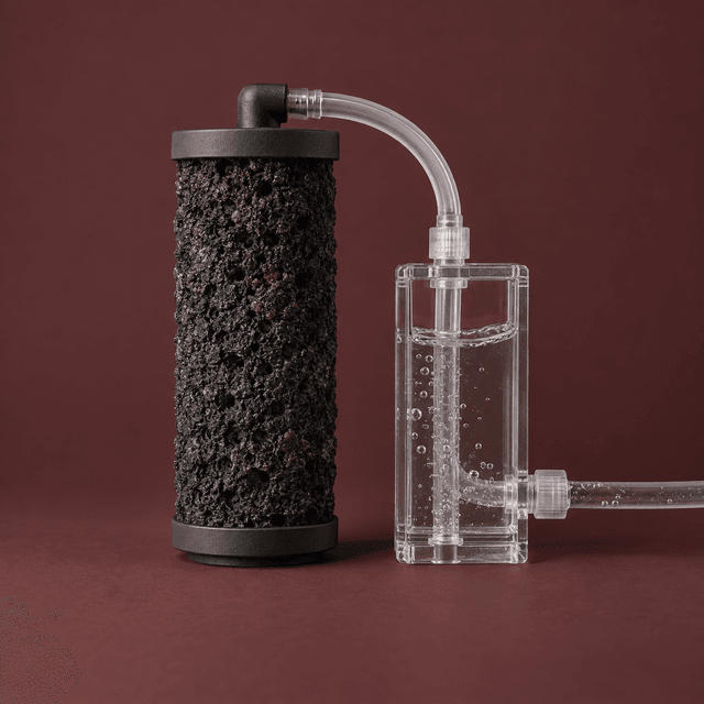 Editorial illustration accompanying The Contaminant Restores the Catalyst