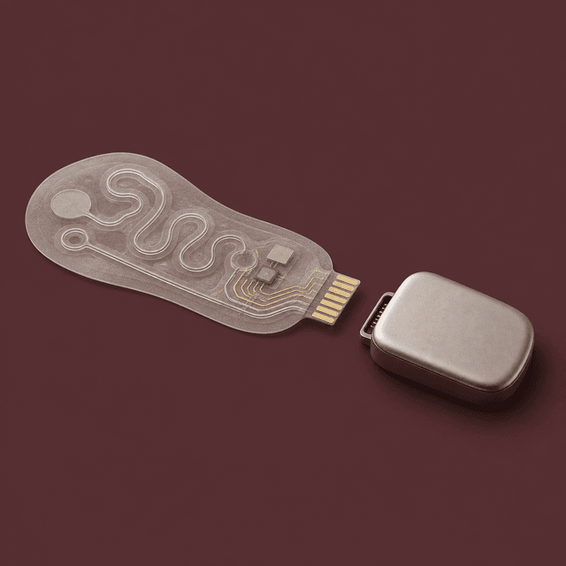 Editorial illustration accompanying The Connector Makes It Wearable