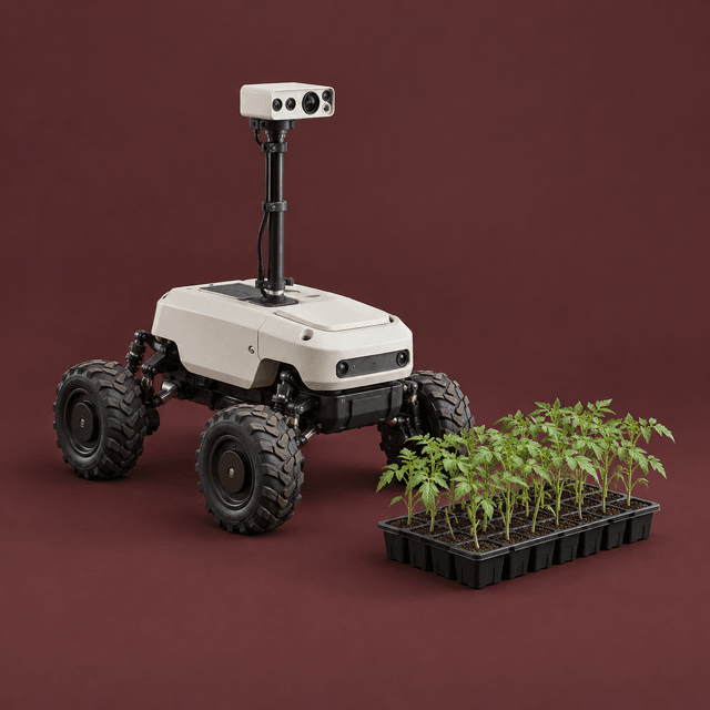 Editorial illustration accompanying The Rover Reads the Seedling