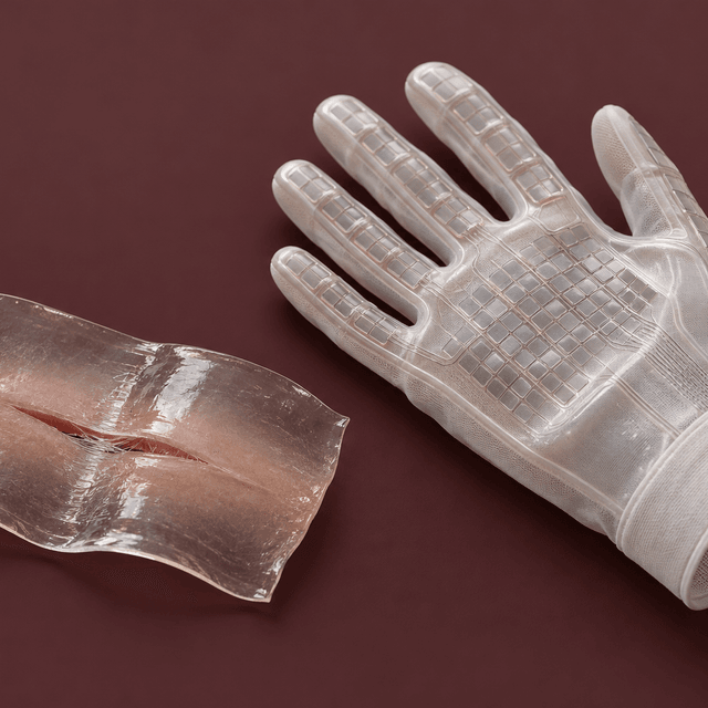 Editorial illustration accompanying The Sensor Heals Its Skin