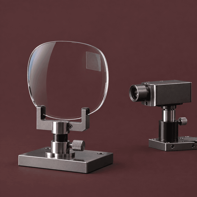 Editorial illustration accompanying The Lens Flattens the Mirror
