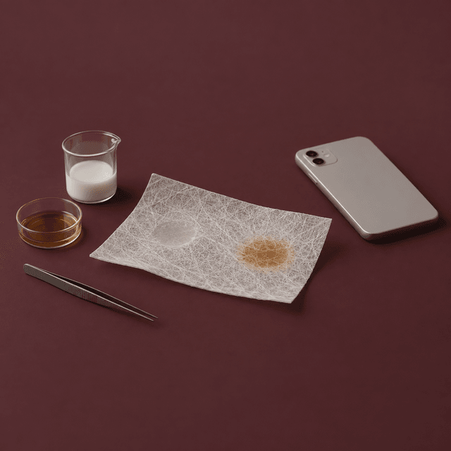 Editorial illustration accompanying One Material Reads Twice