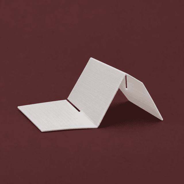 Editorial illustration accompanying The Slit Sets the Fold